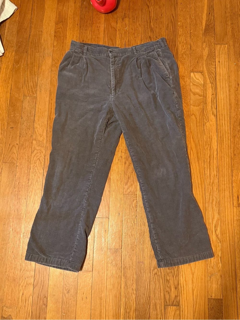 Haband Gray Corduroy Pants